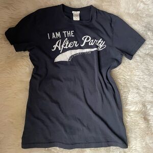 Vintage | HTF Abercrombie & fitch I am the after party blue single stitch tshirt